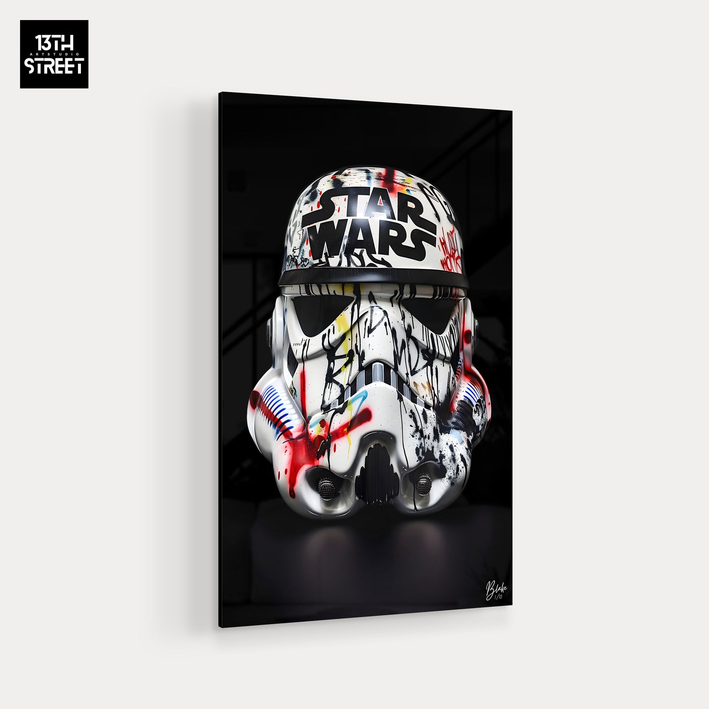 Blake - Head Stormtrooper V.Vandal - Plexiglass 40x60x0.3cm