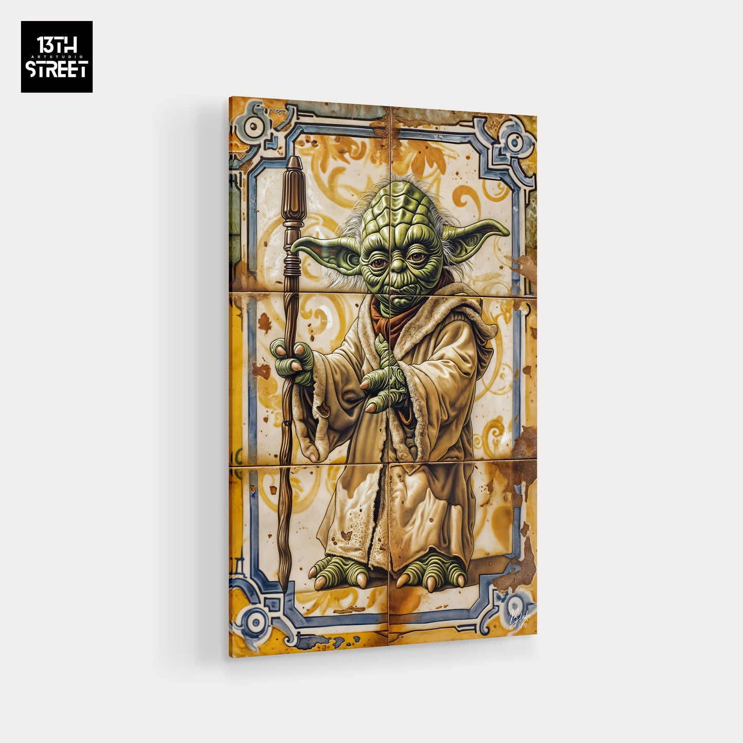 Blake - Master Yoda V.Tiling - Plexiglass 40x60x0.3cm