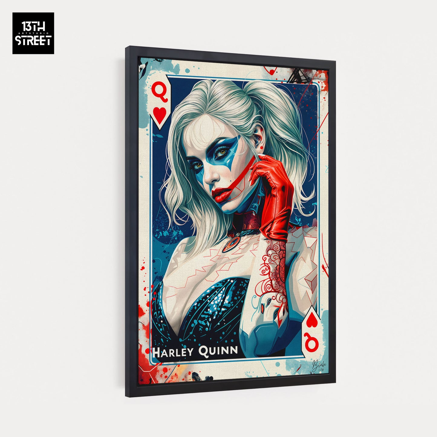 Blake - Harley Quinn Card Collection V.Color - Canvas 40x60x2cm