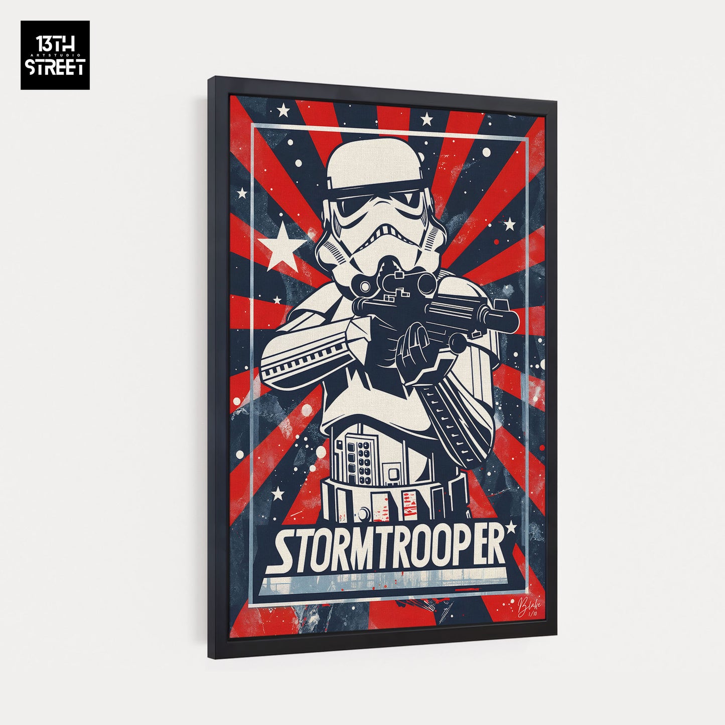 Blake - Stormtrooper Card Collection V.Color - Canvas 40x60x2cm