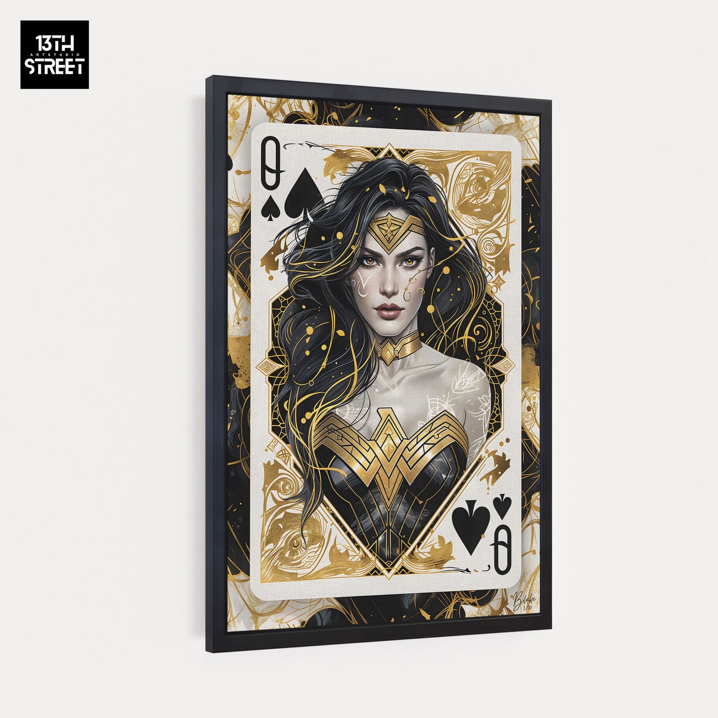 Blake - Wonder Woman Card Collection V.Gold - Canvas 40x60x2cm