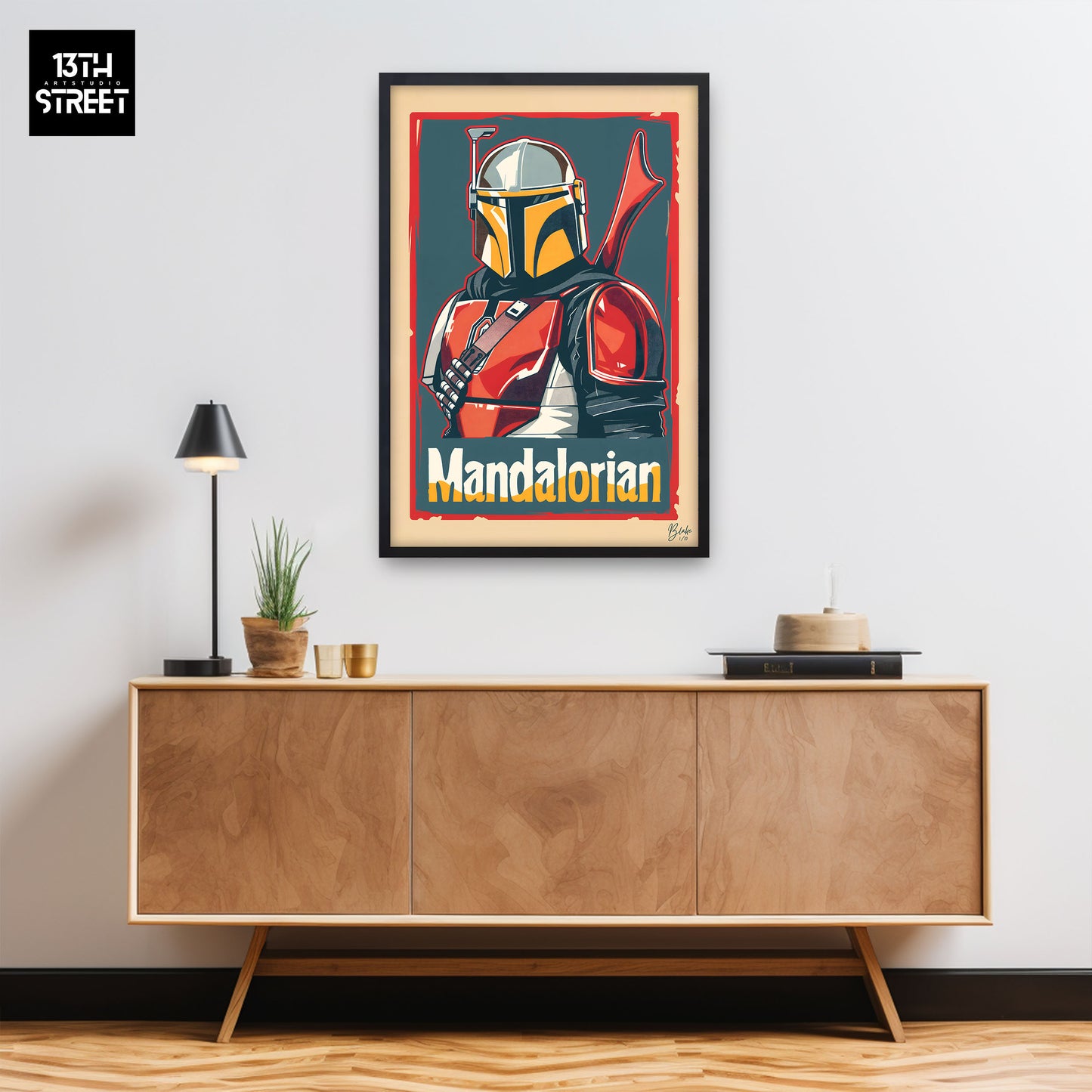 Blake - Mandalorian Card Collection V.Color - Canvas 40x60x2cm