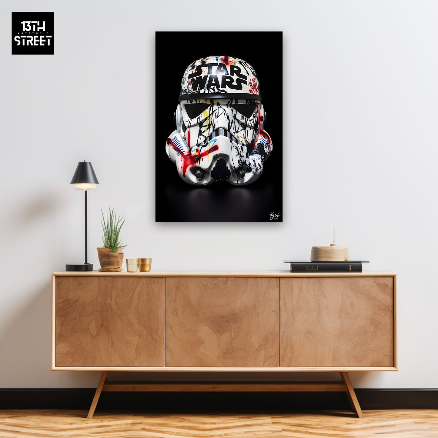 Blake - Head Stormtrooper V.Vandal - Plexiglass 40x60x0.3cm