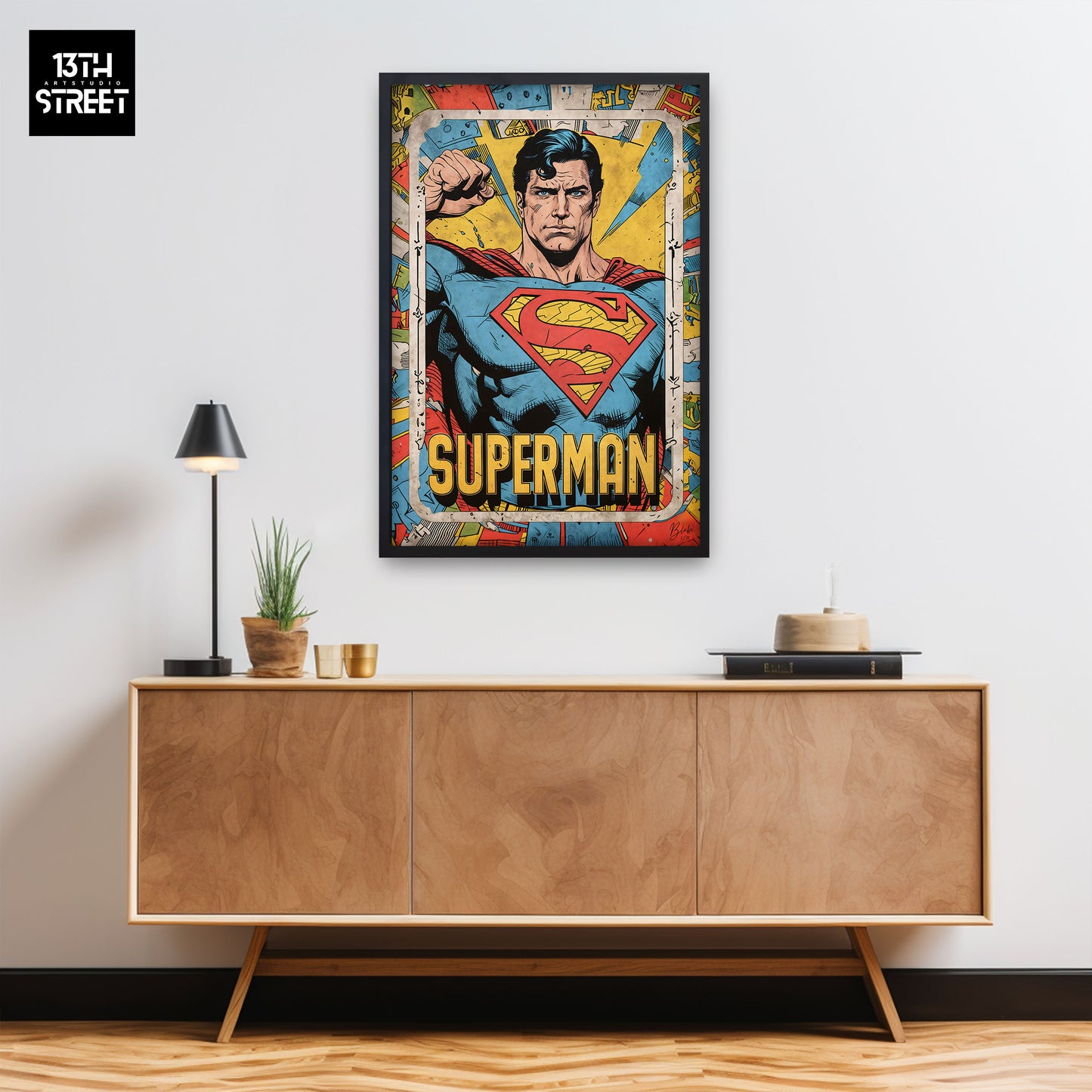 Blake - Superman Card Collection V.Color - Canvas 40x60x2cm