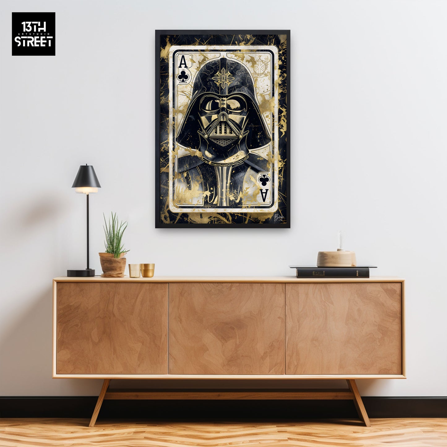 Blake - Darth Vader Card Collection V.Gold - Canvas 40x60x2cm