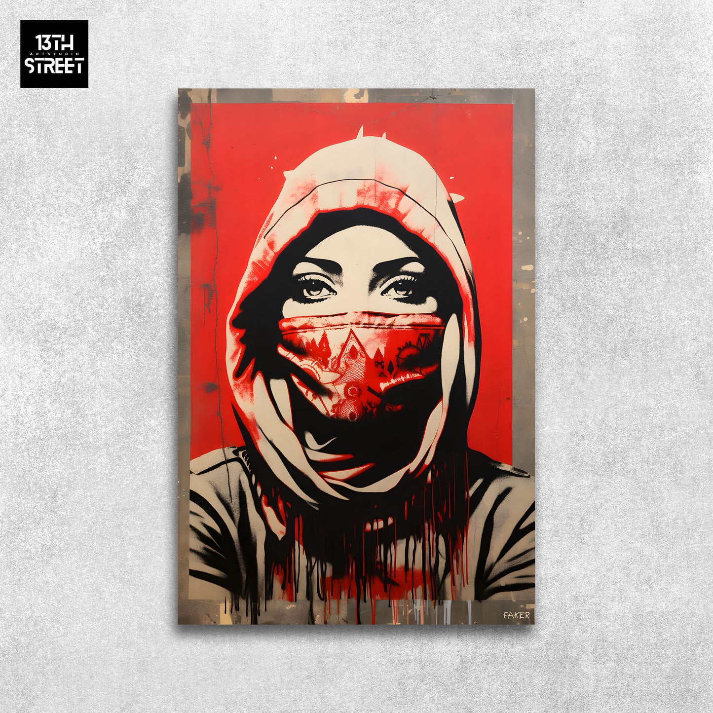 Faker - Girl Vandal - Canvas