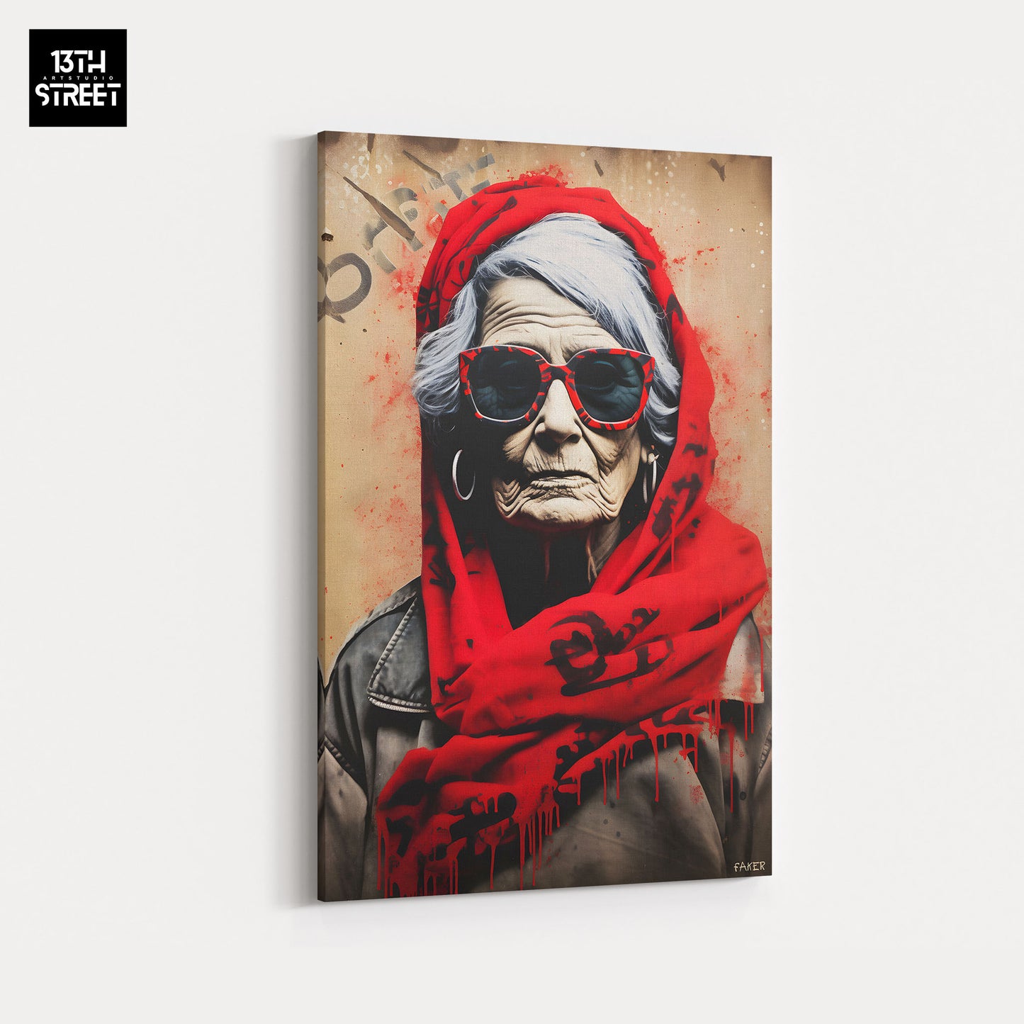 Faker - Grandma Rebel - Canvas