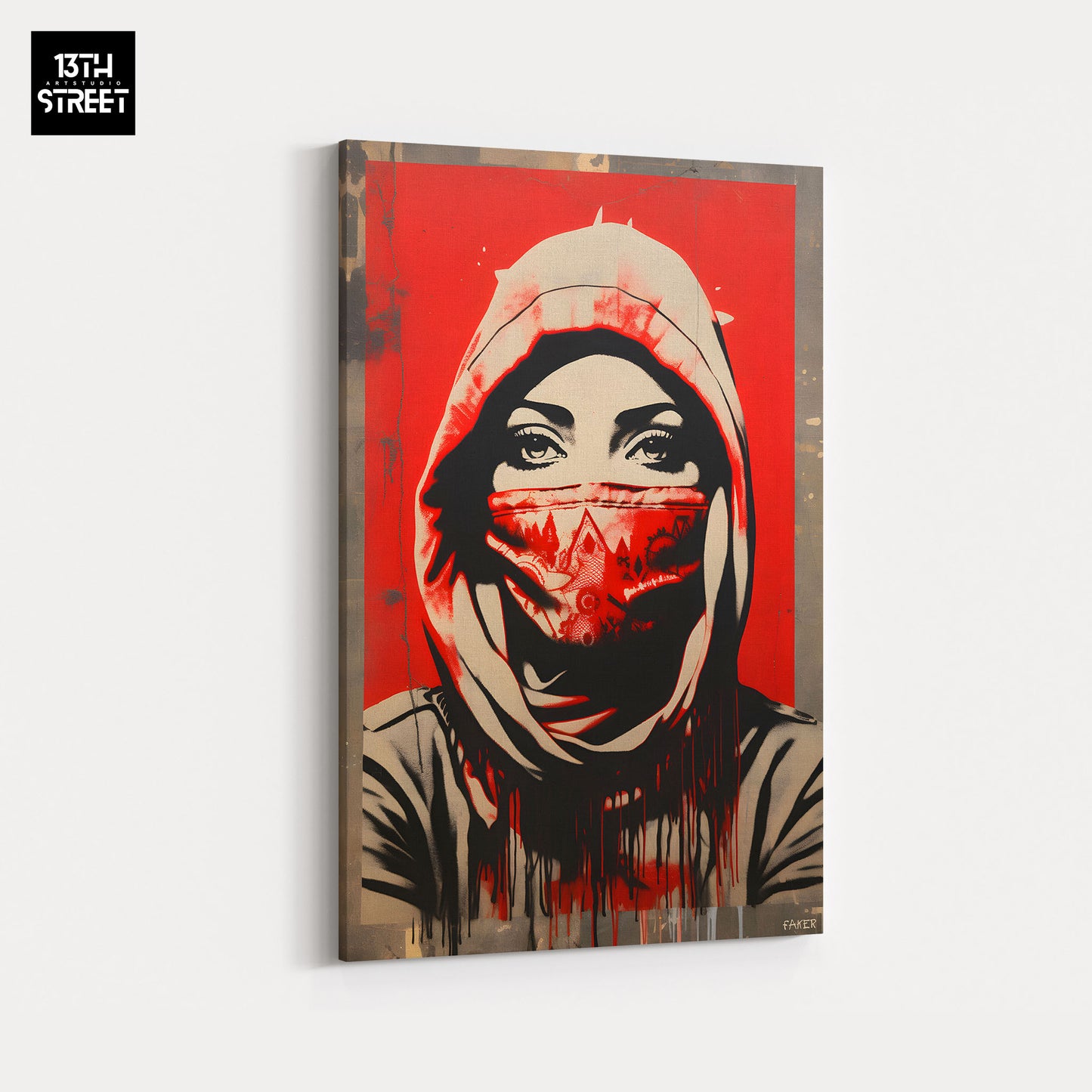 Faker - Girl Vandal - Canvas