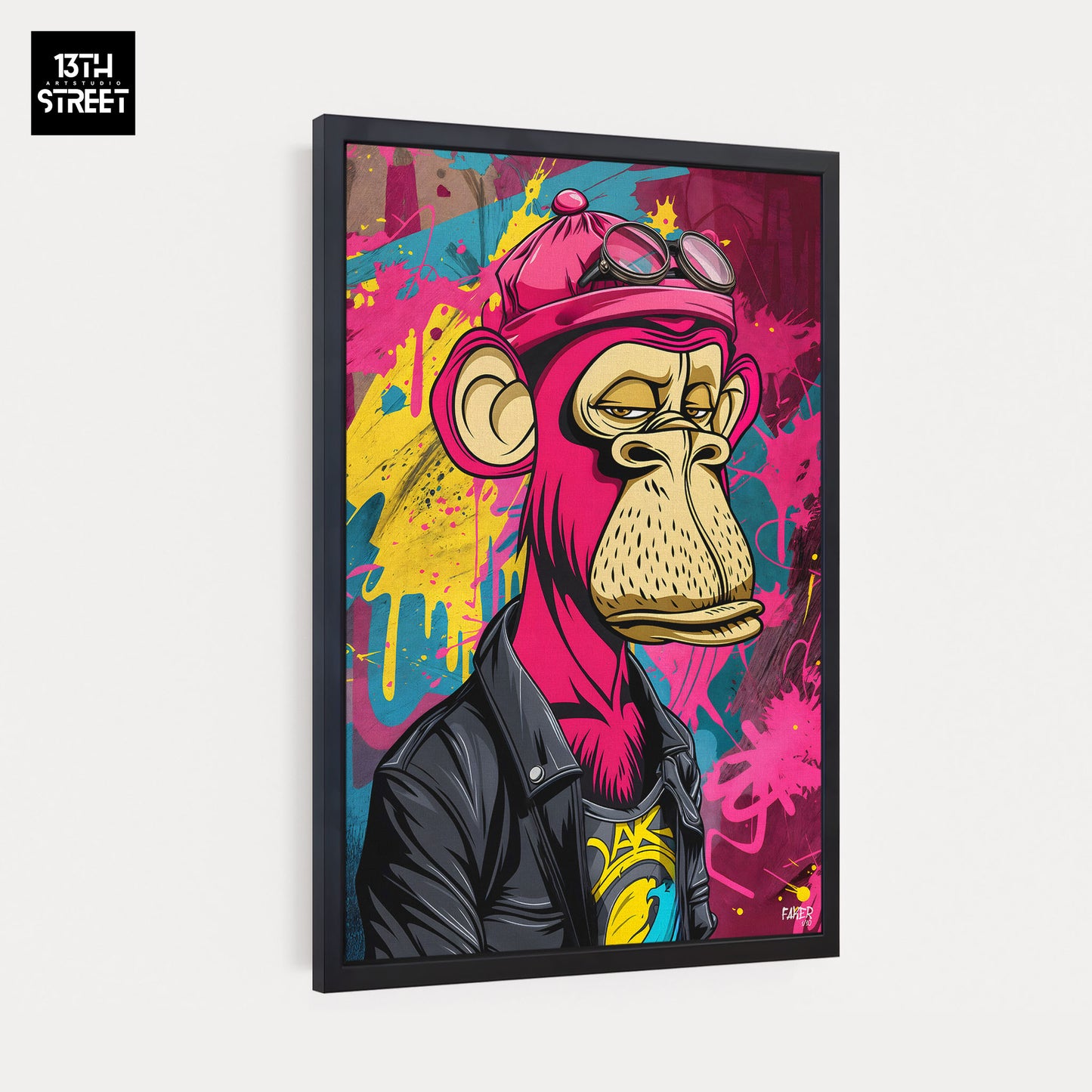 Faker - Bored Monkey Artistic Director - Canvas 40x60x2cm