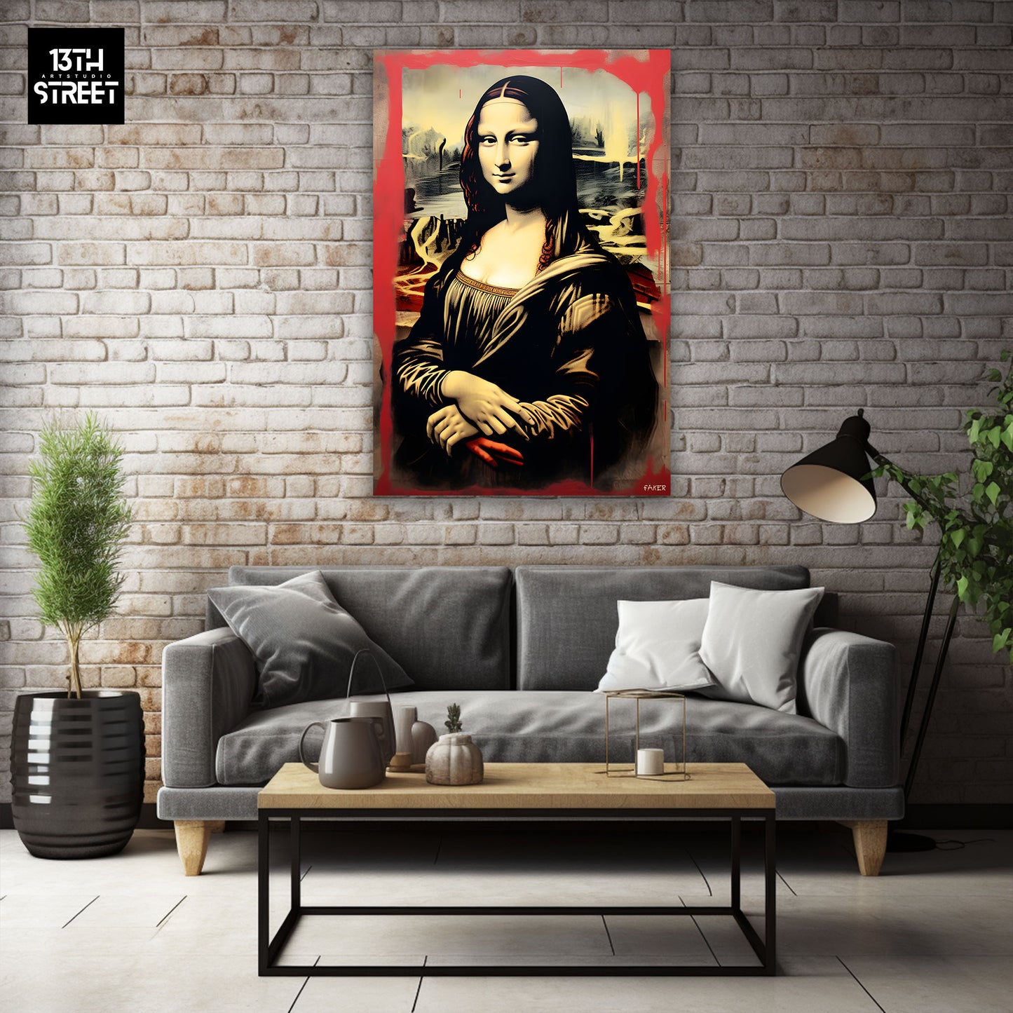 Faker - Mona Lisa - Canvas