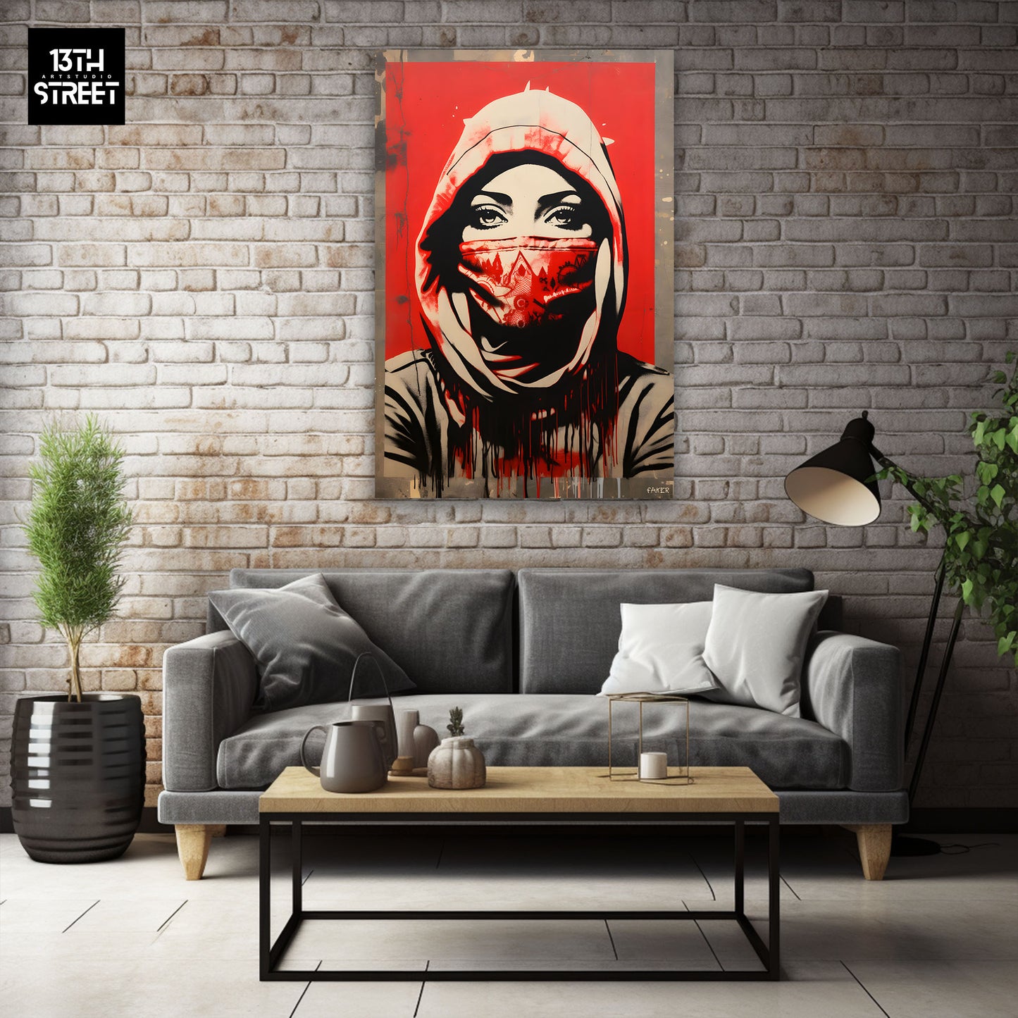 Faker - Girl Vandal - Canvas