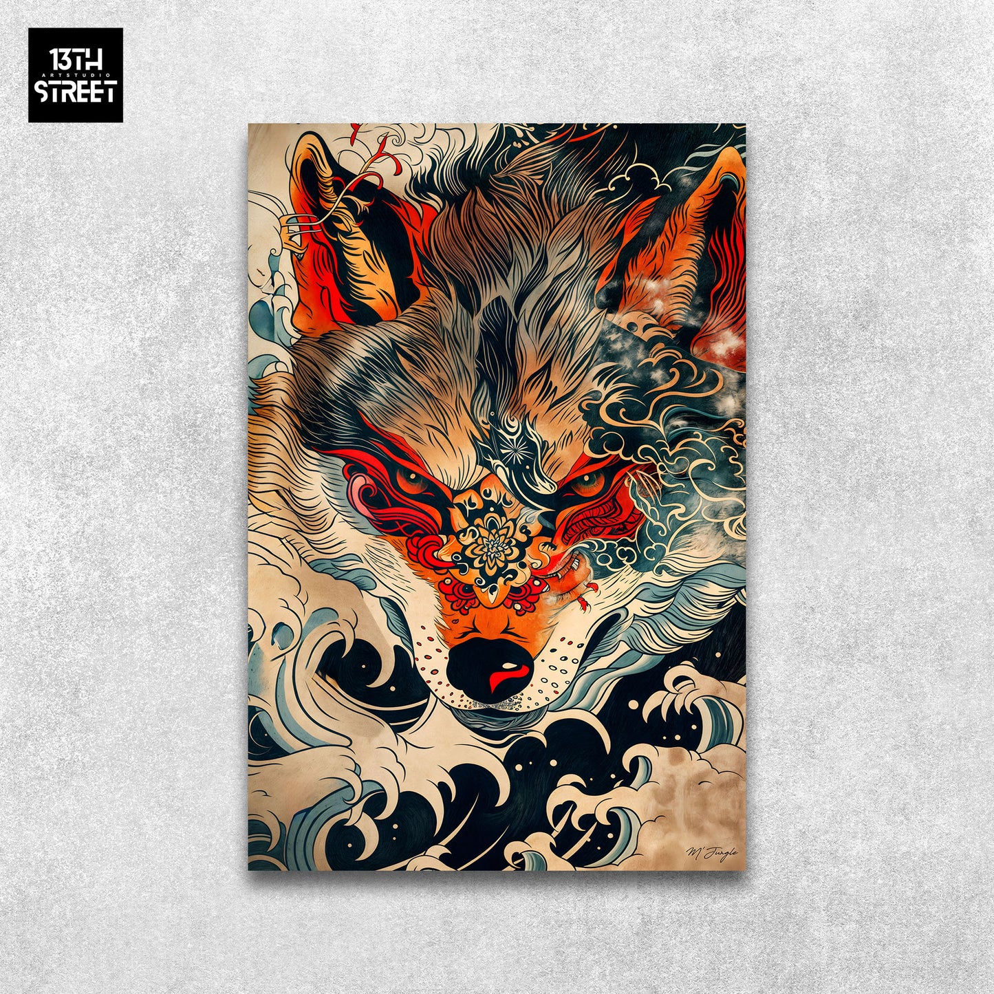 Miss Jungle - Oriental Hunter - Canvas