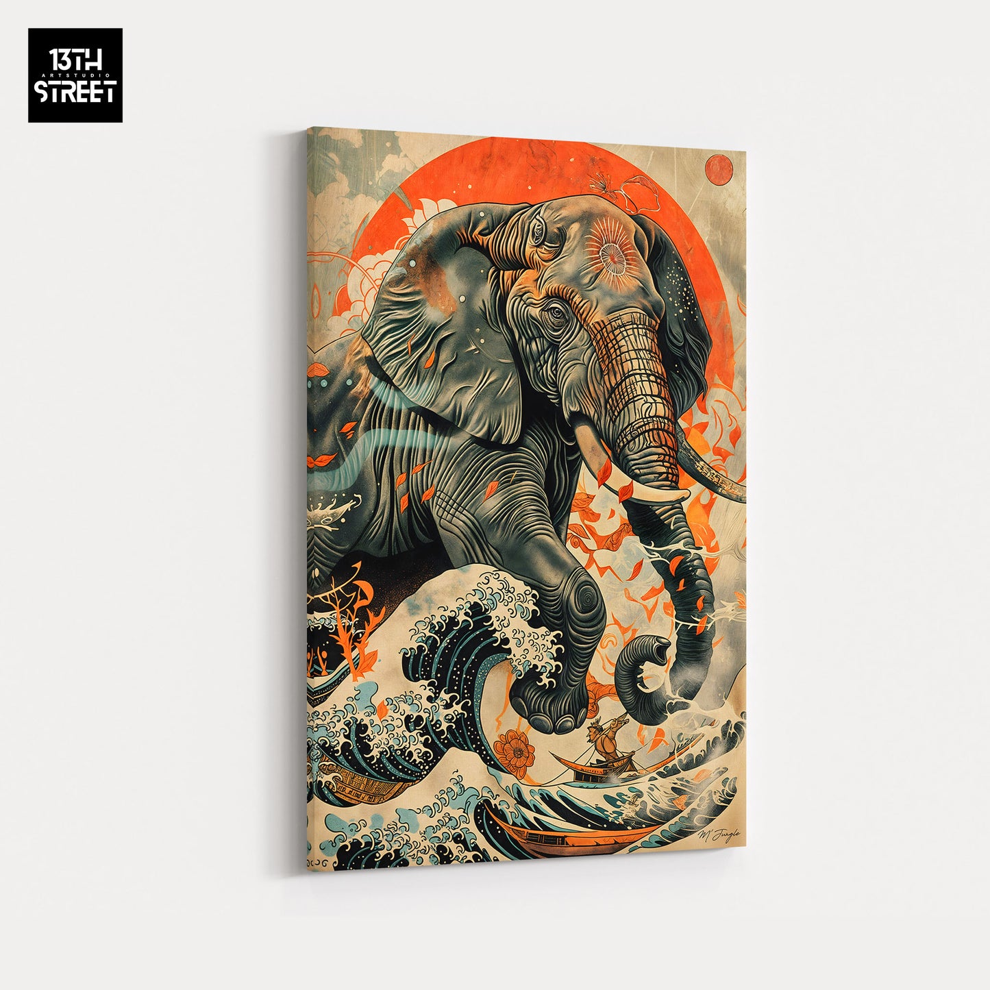 Miss Jungle - Majesty on the Seas - Canvas