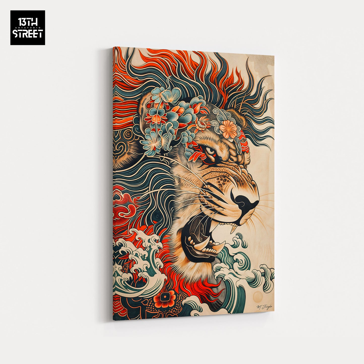 Miss Jungle - Majesty of the Levant - Canvas