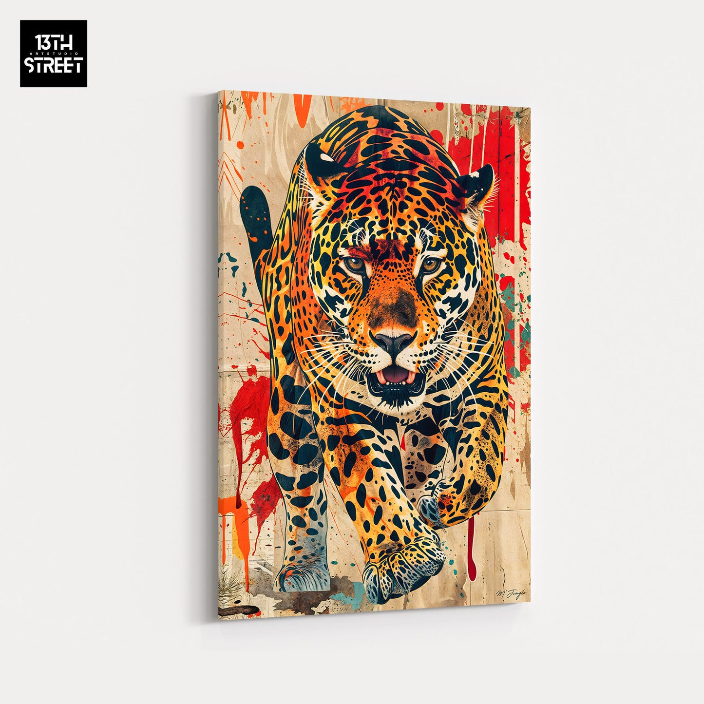 Miss Jungle - Guardian of the Temple - Canvas