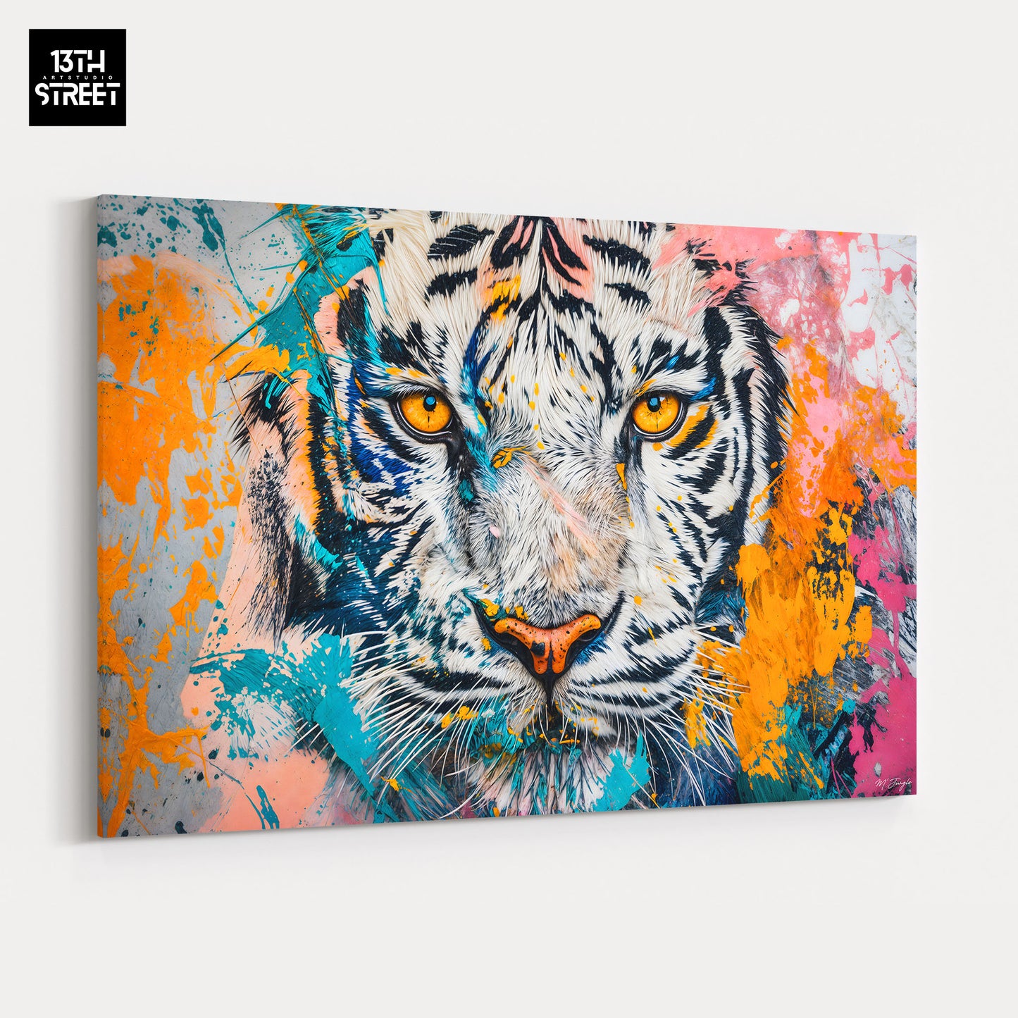 Miss Jungle - Feline of the Dawn - Canvas