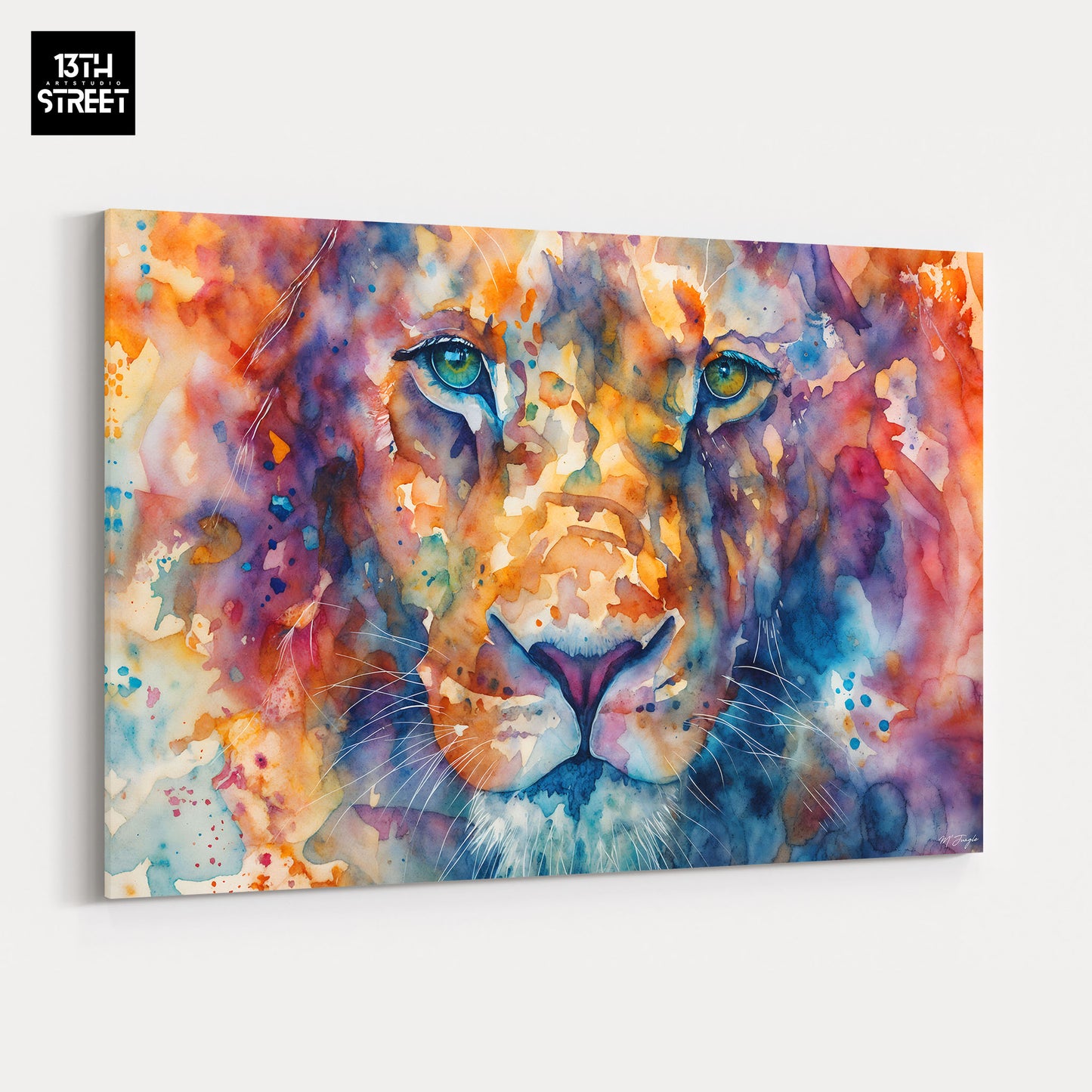 Miss Jungle - Lion's Breath - Canvas