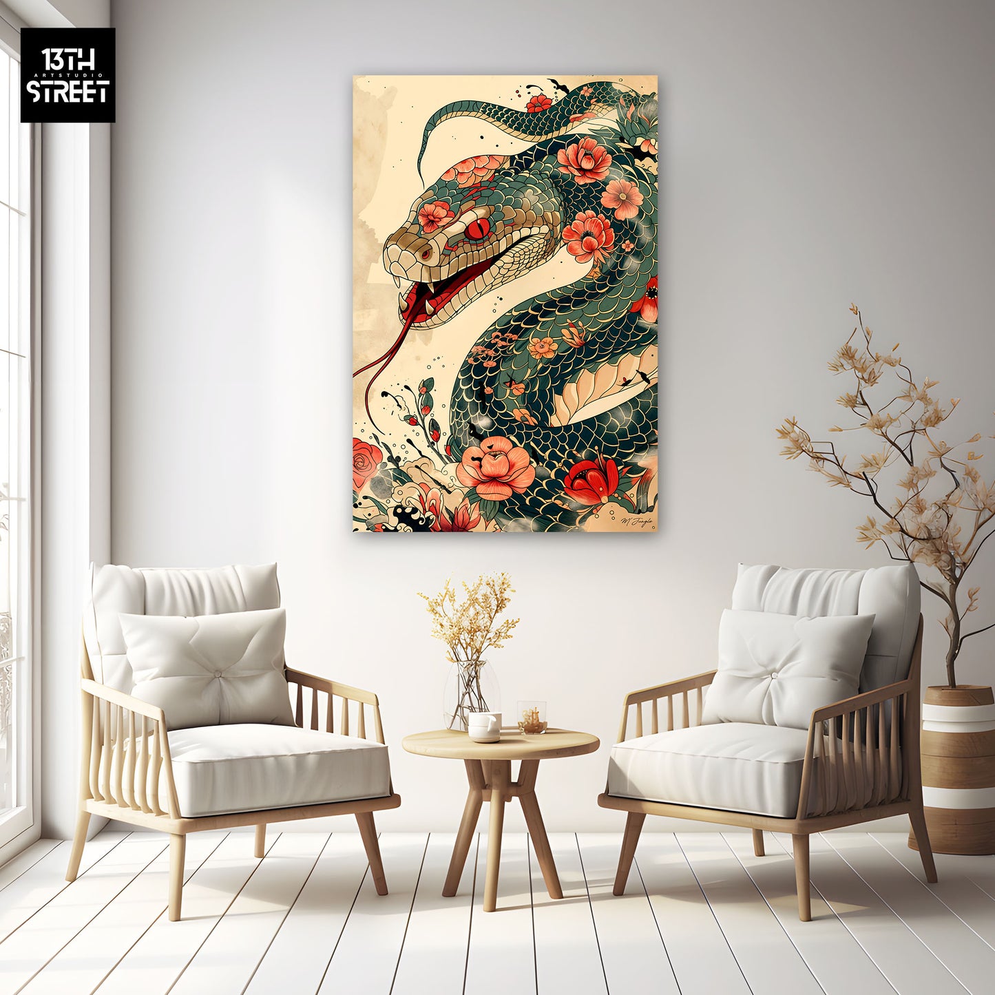 Miss Jungle - Sinuous Elegance - Canvas