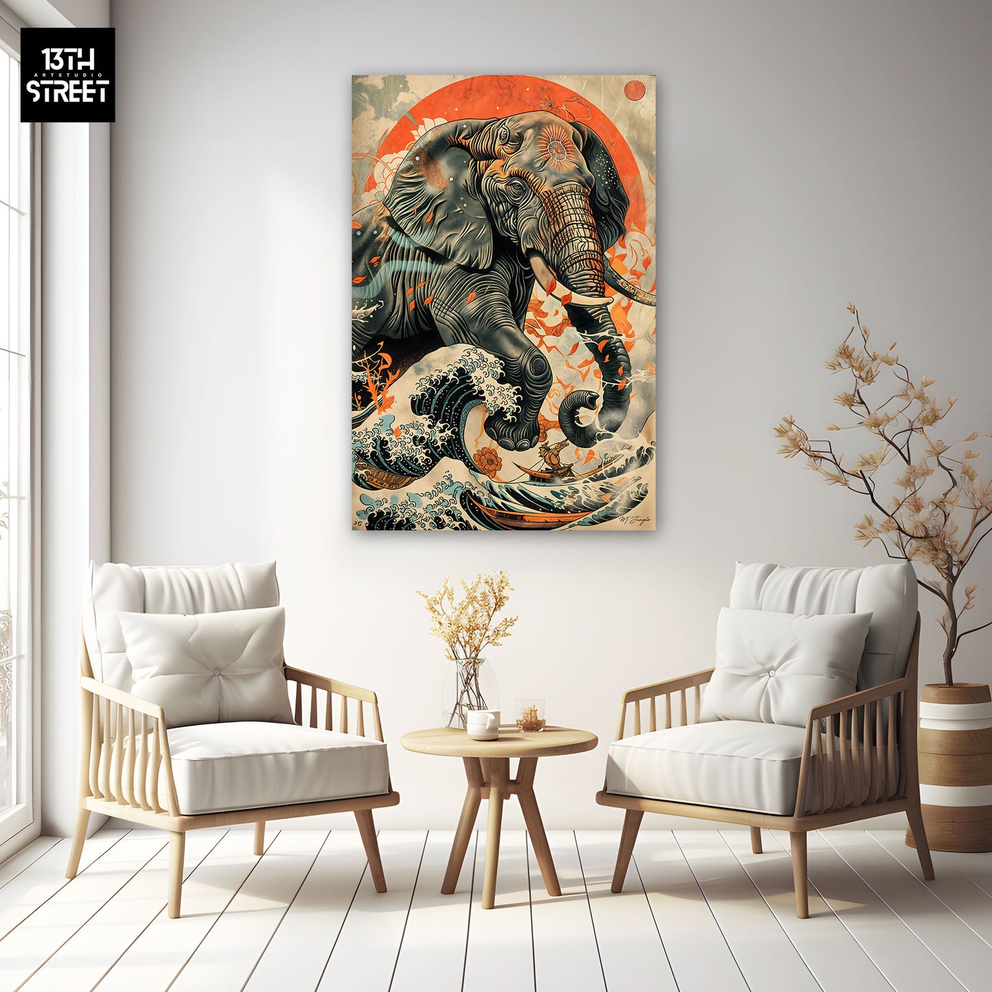 Miss Jungle - Majesty on the Seas - Canvas