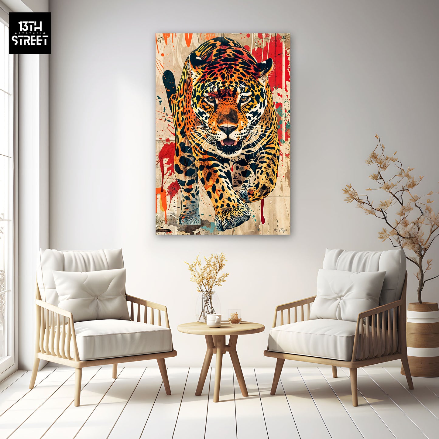 Miss Jungle - Guardian of the Temple - Canvas