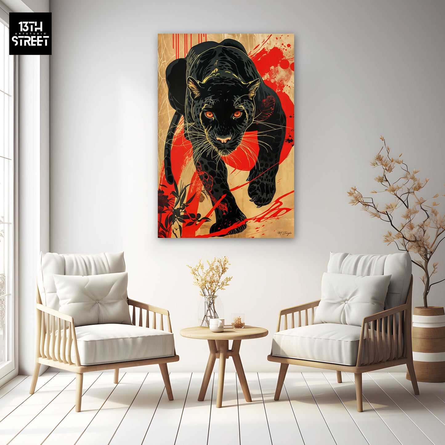 Miss Jungle - Dark Spirit - Canvas