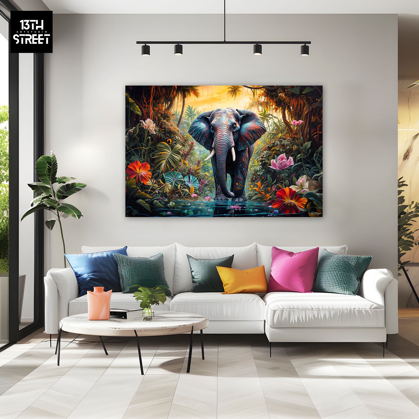 Miss Jungle - Silent Giant - Canvas