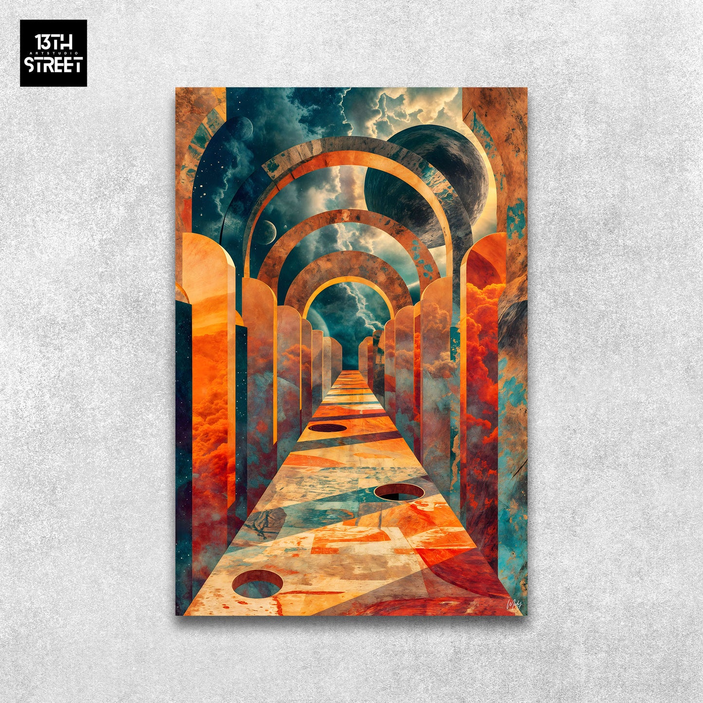 Mody - Lunar Walk - Canvas