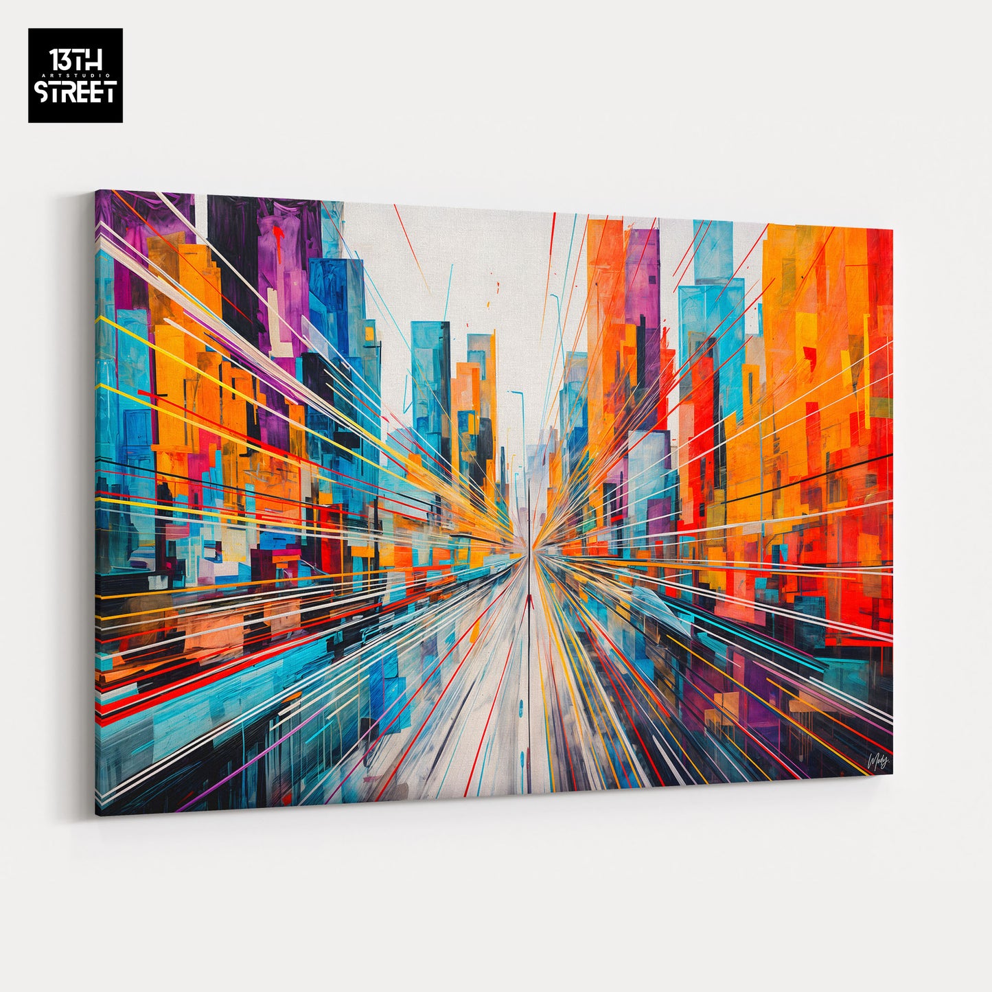Mody - Lights in the Metropolis - Canvas