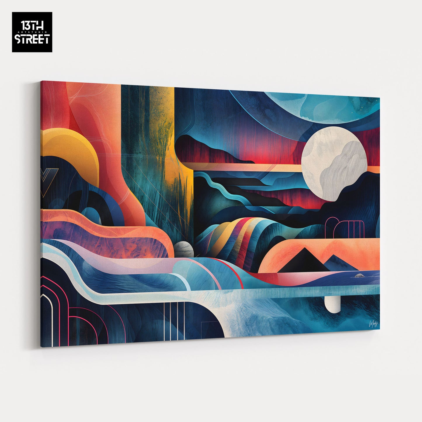 Mody - Waves of Colors - Canvas