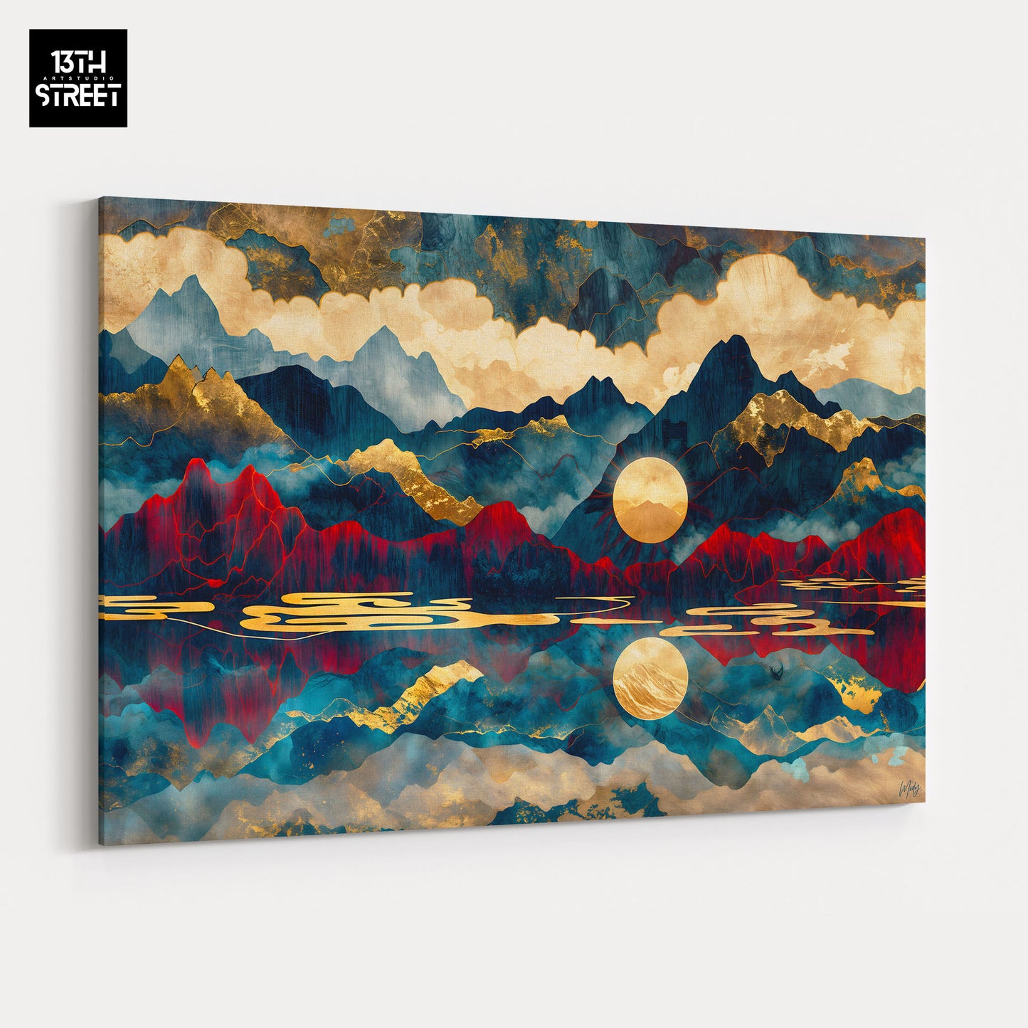 Mody - Mirror of the Peaks - Canvas
