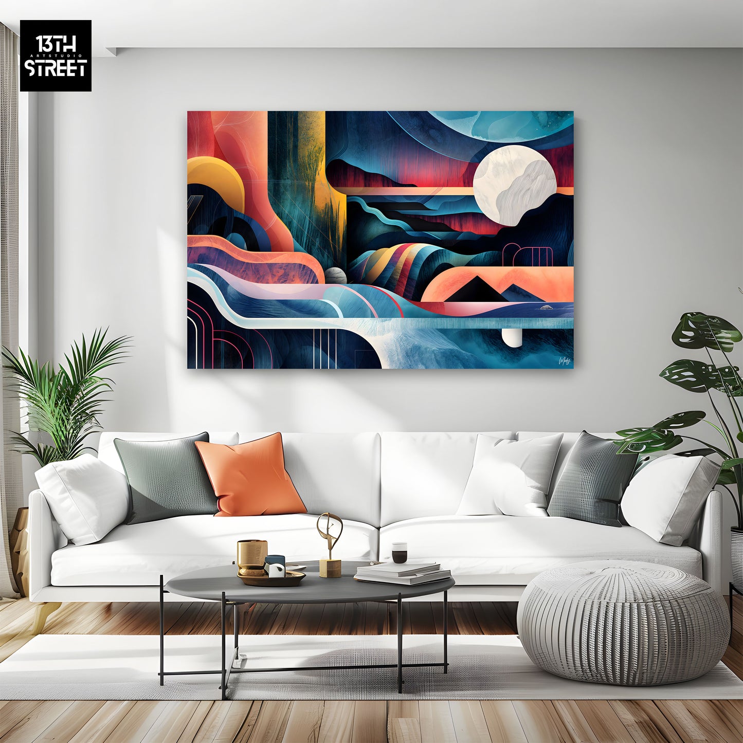 Mody - Waves of Colors - Canvas