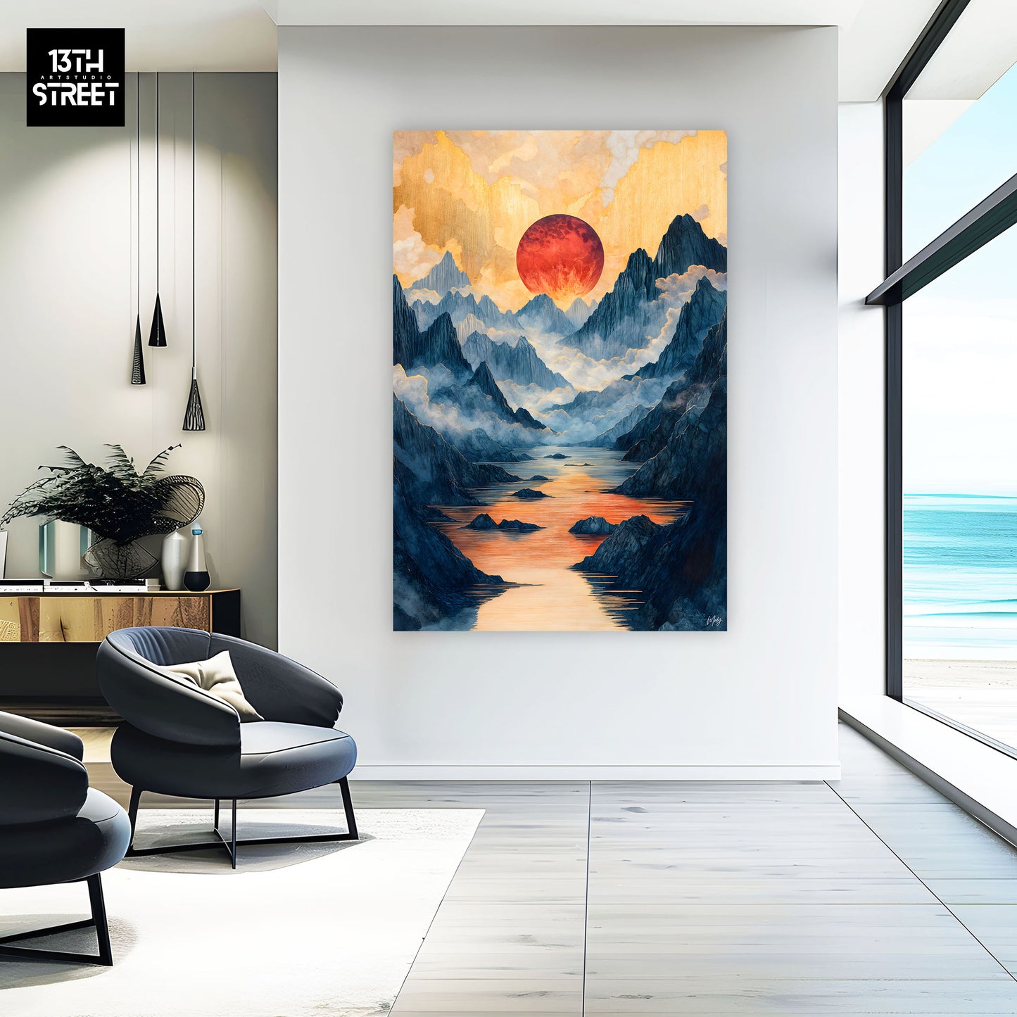 Mody - The Scarlet Dawn - Canvas