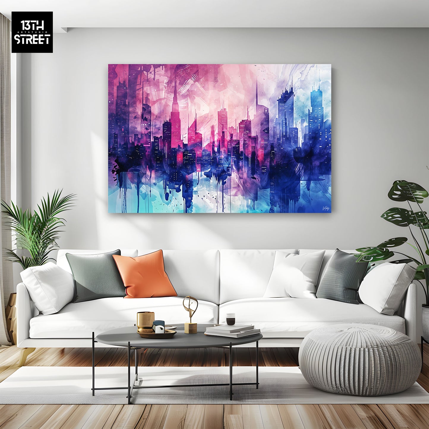 Mody - Azure City - Canvas