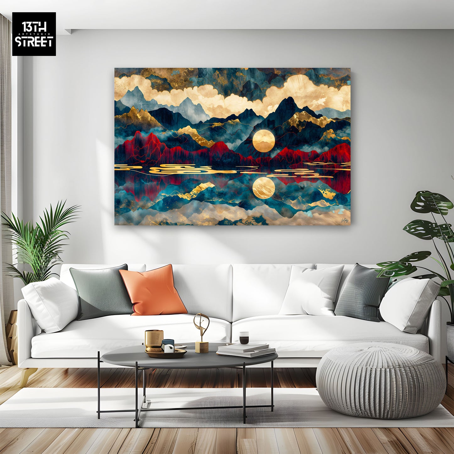 Mody - Mirror of the Peaks - Canvas