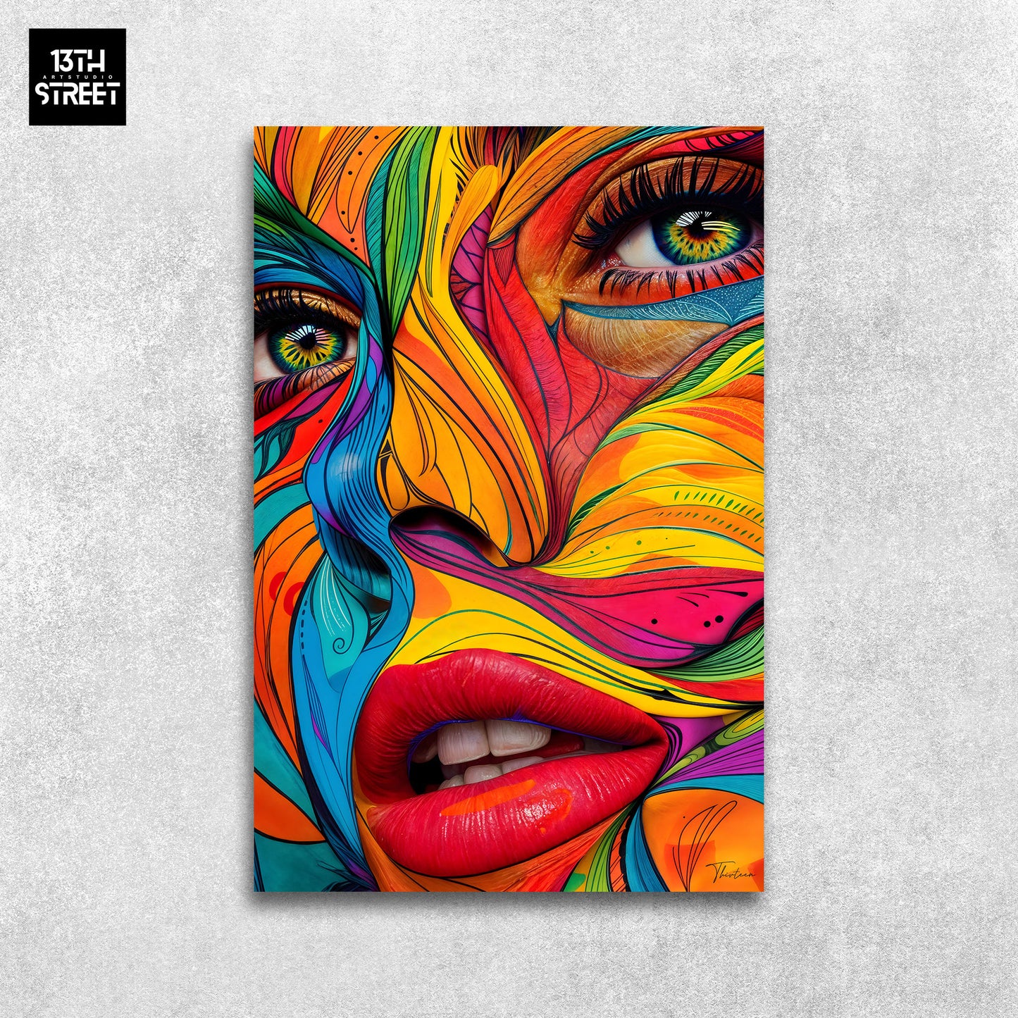 Thirteen - Solar Reflection - Canvas