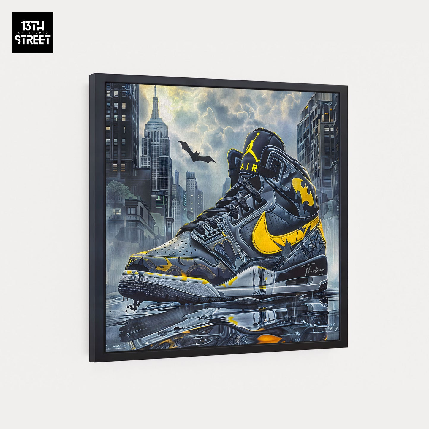 Thirteen - Nike Jordan by Batman - Canvas 40x40x2cm