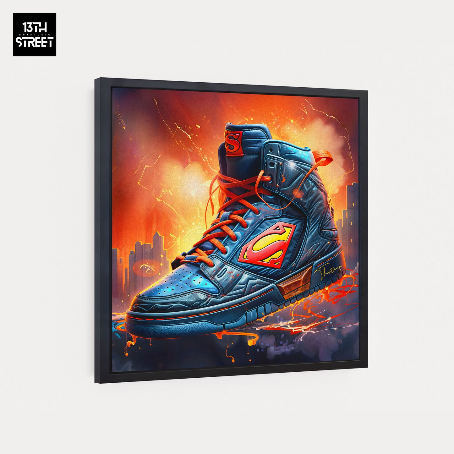 Thirteen - Nike Jordan by Superman - Canvas 40x40x2cm