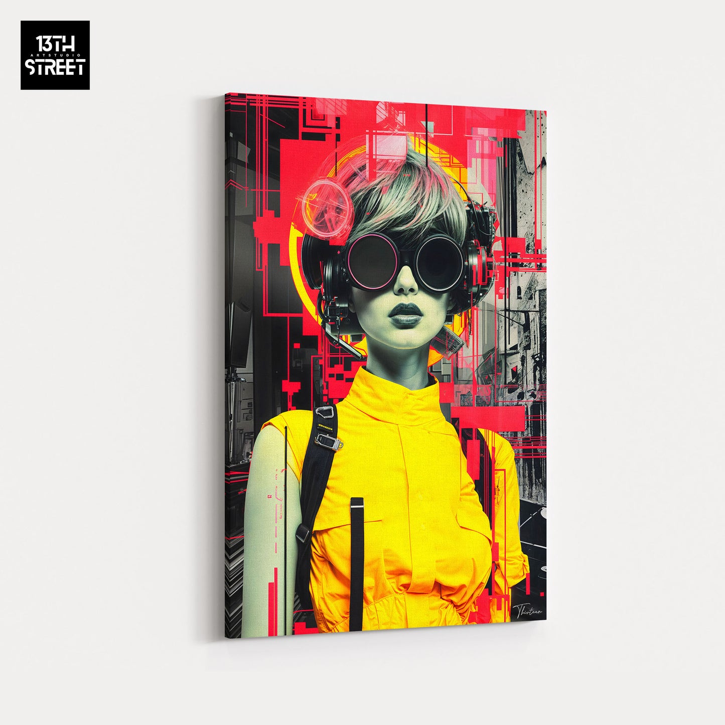 Thirteen - Violet Light - Canvas