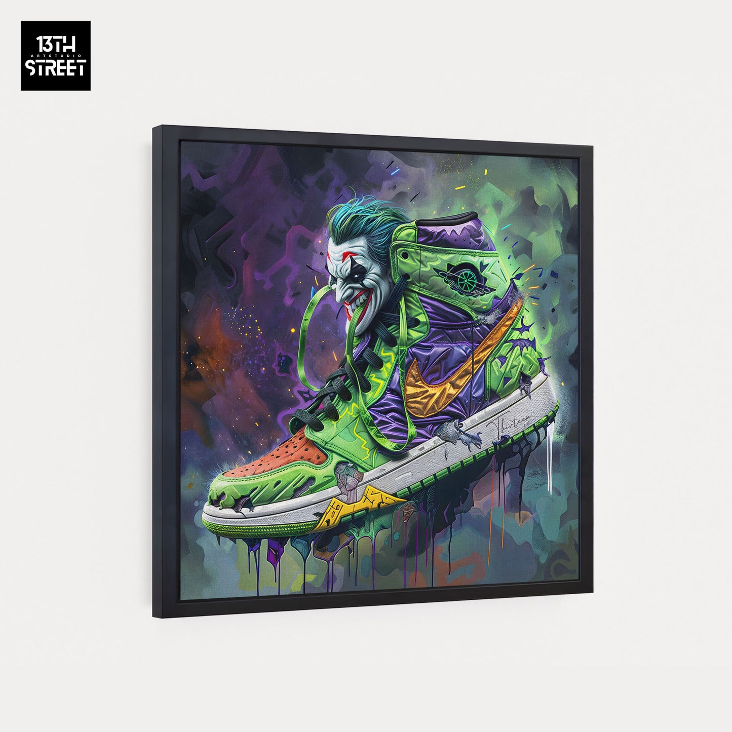 Thirteen - Nike Jordan by Joker - Canvas 40x40x2cm