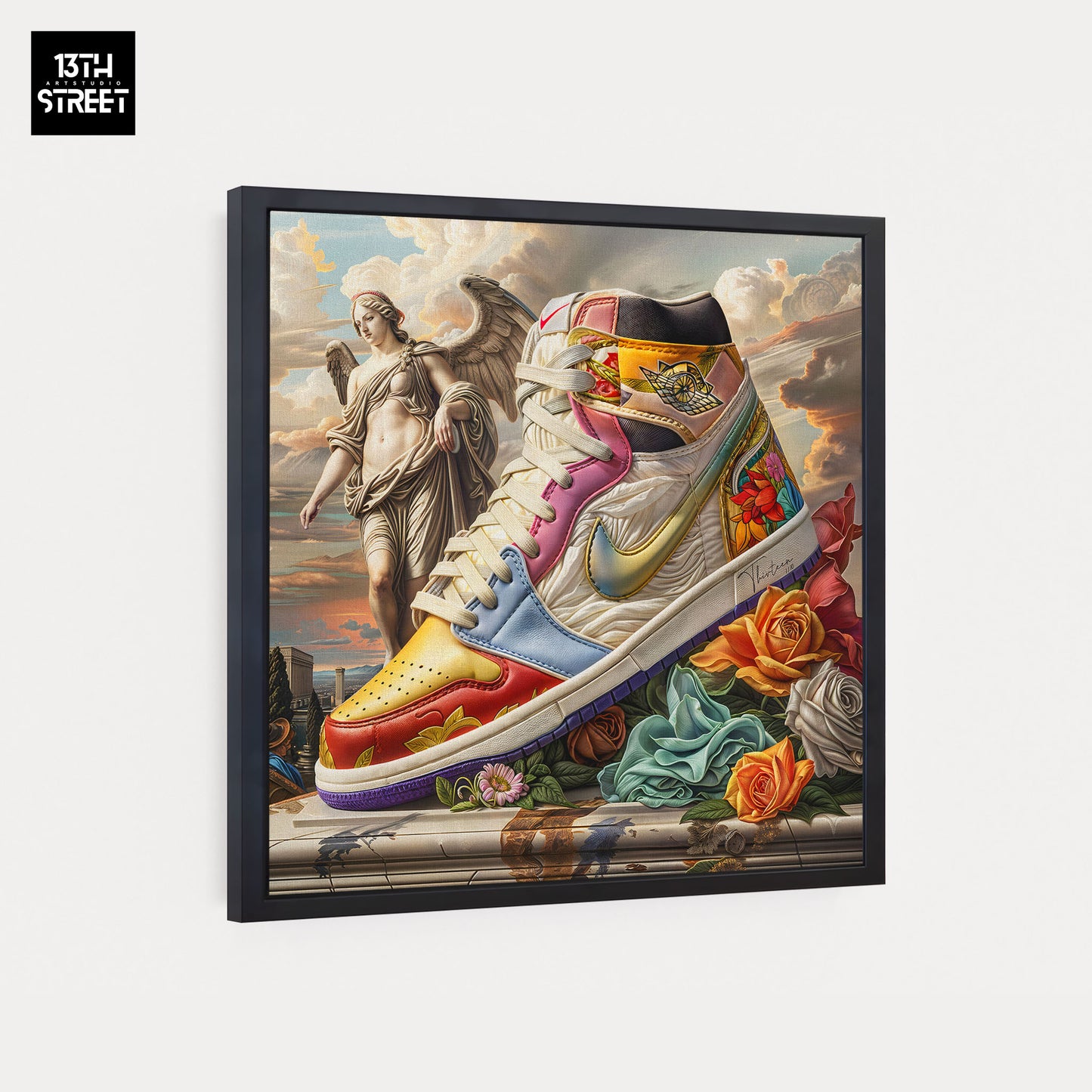 Thirteen - Nike Jordan by Renaissance - Canvas 40x40x2cm