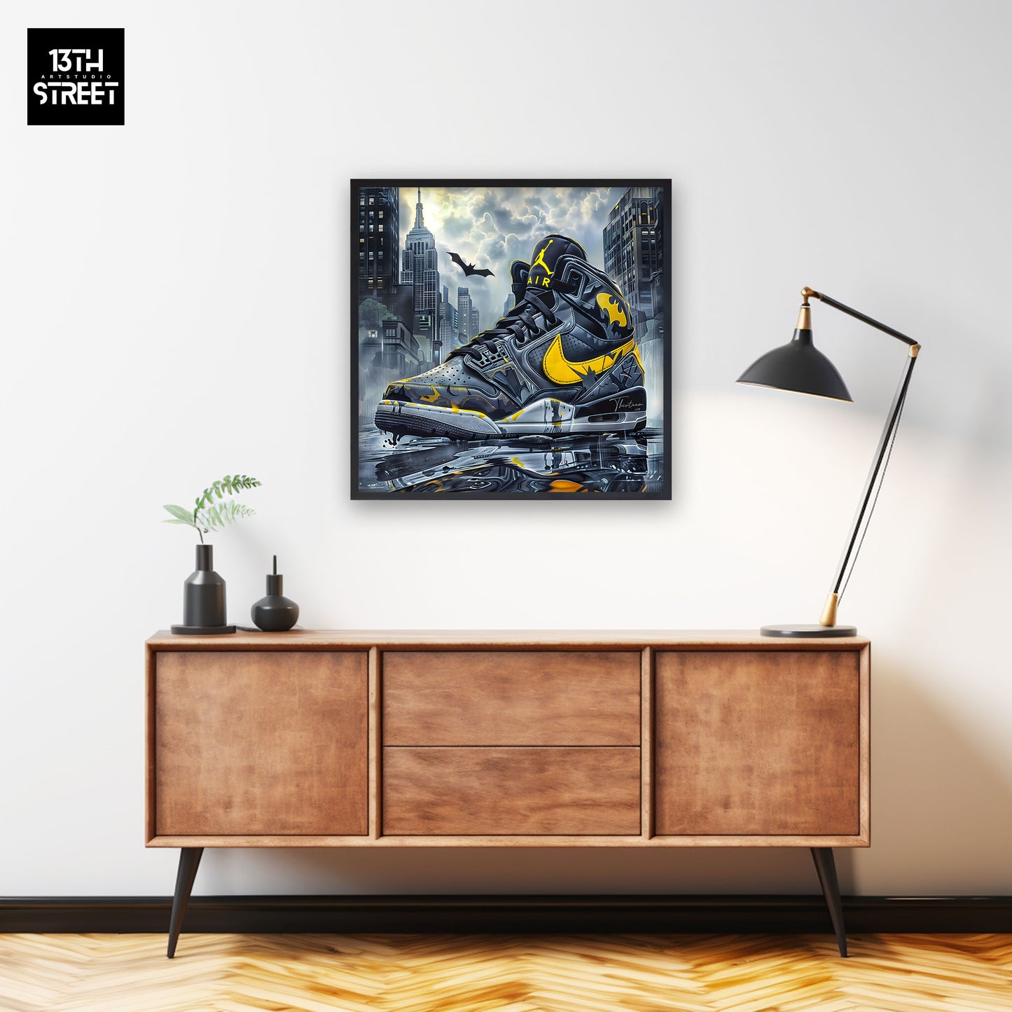 Thirteen - Nike Jordan by Batman - Canvas 40x40x2cm