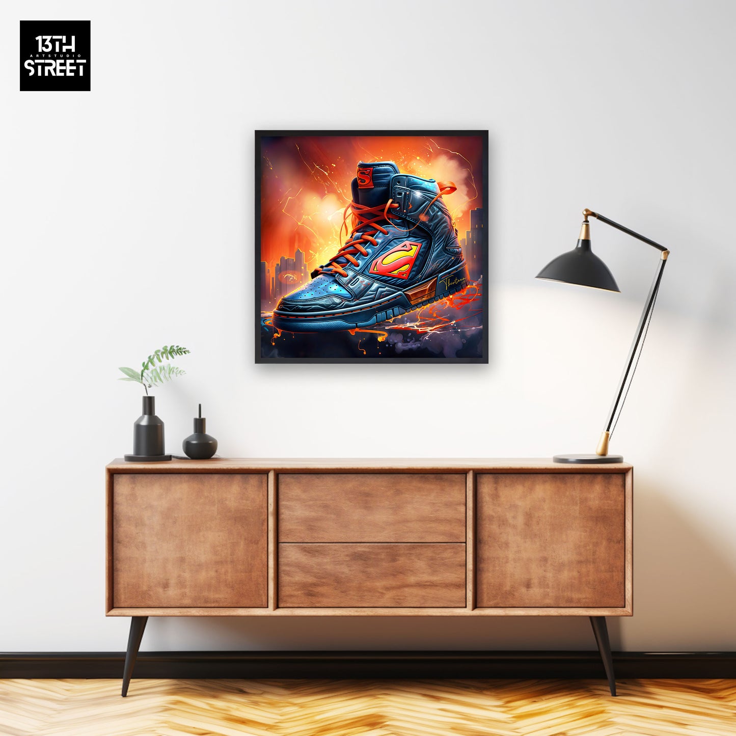 Thirteen - Nike Jordan by Superman - Canvas 40x40x2cm