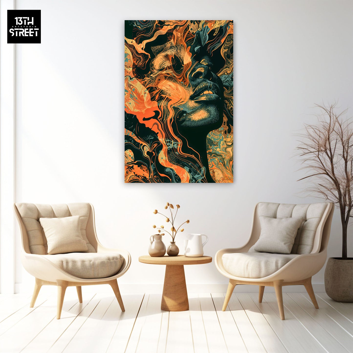 Thirteen - Fusion of the Senses - Canvas