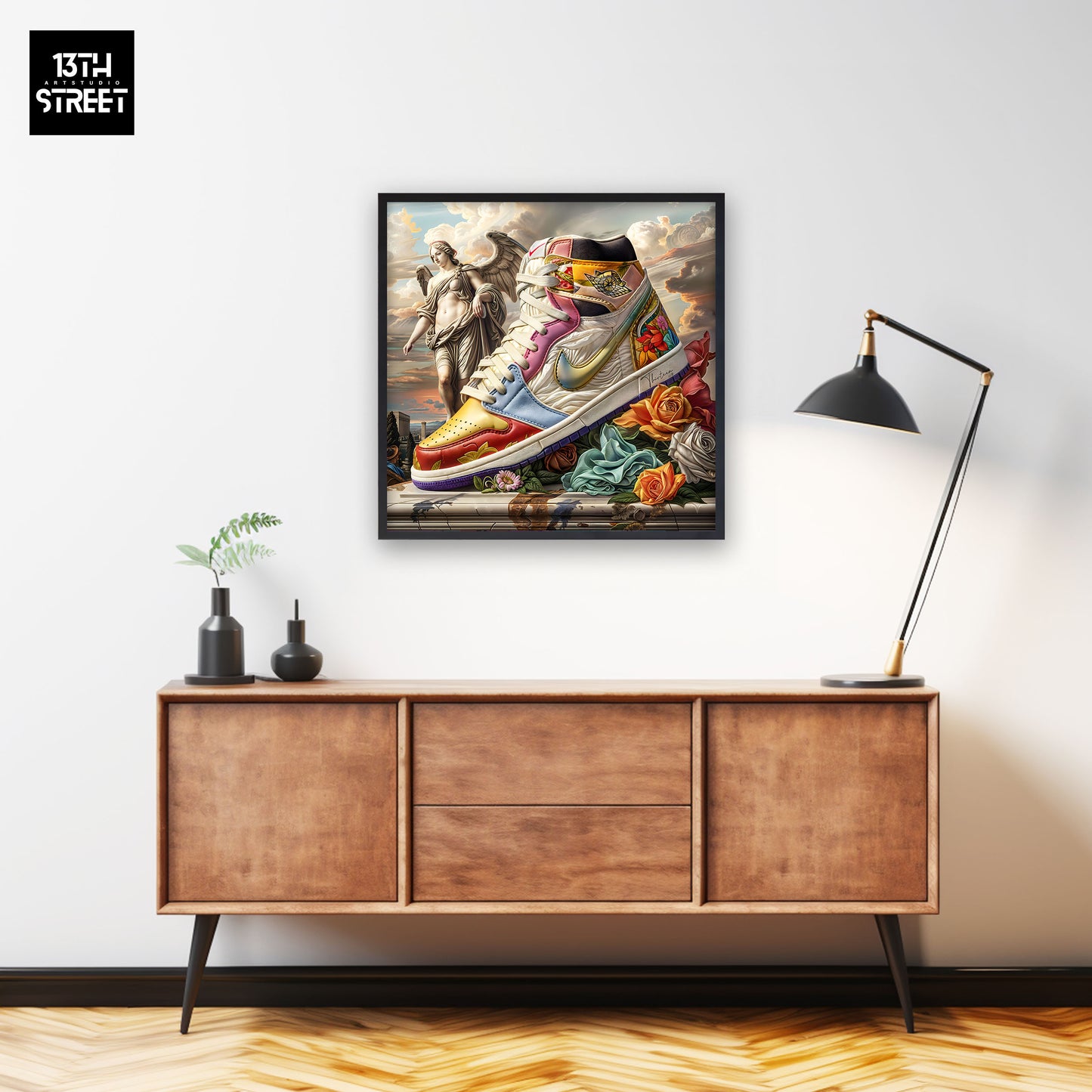 Thirteen - Nike Jordan by Renaissance - Canvas 40x40x2cm