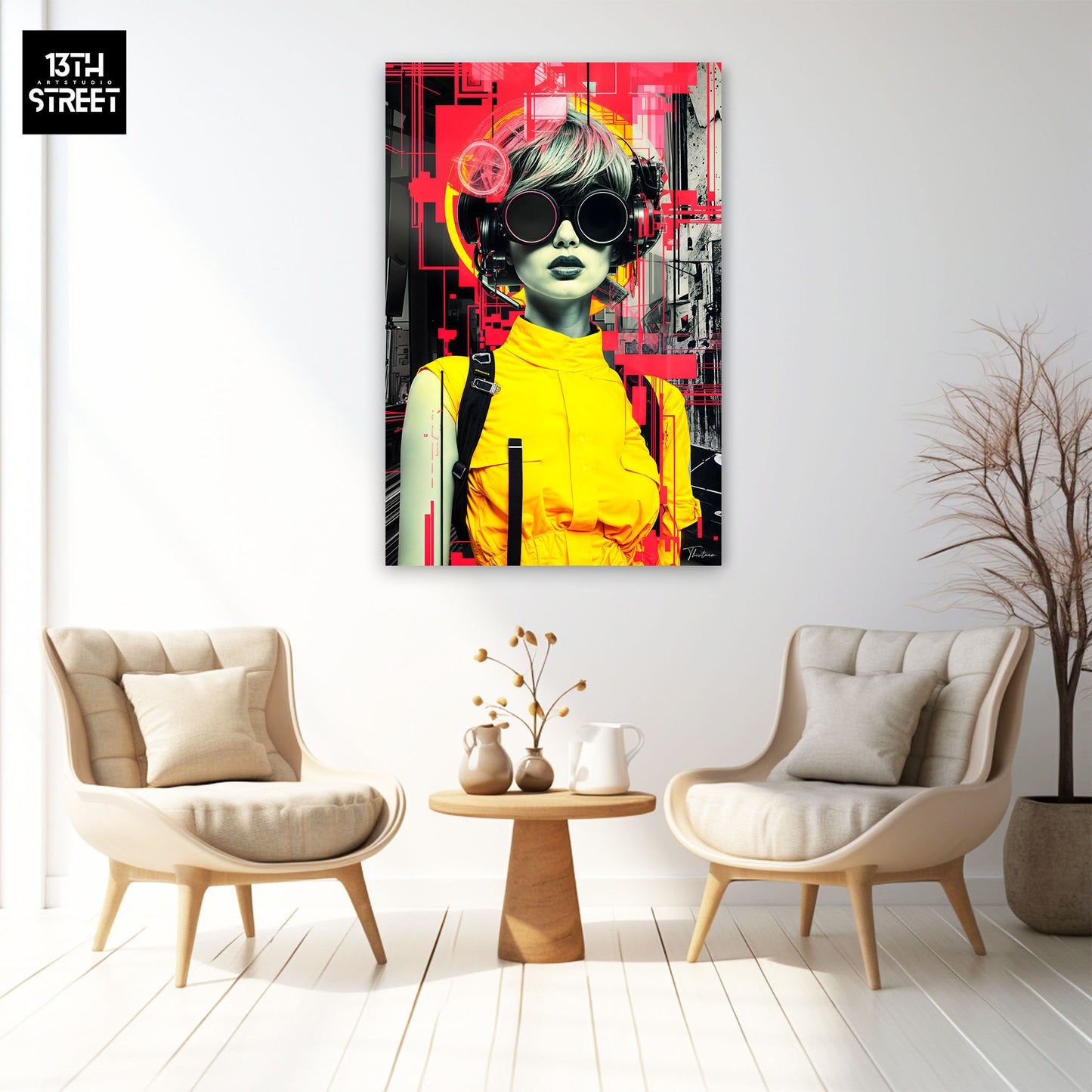 Thirteen - Violet Light - Canvas