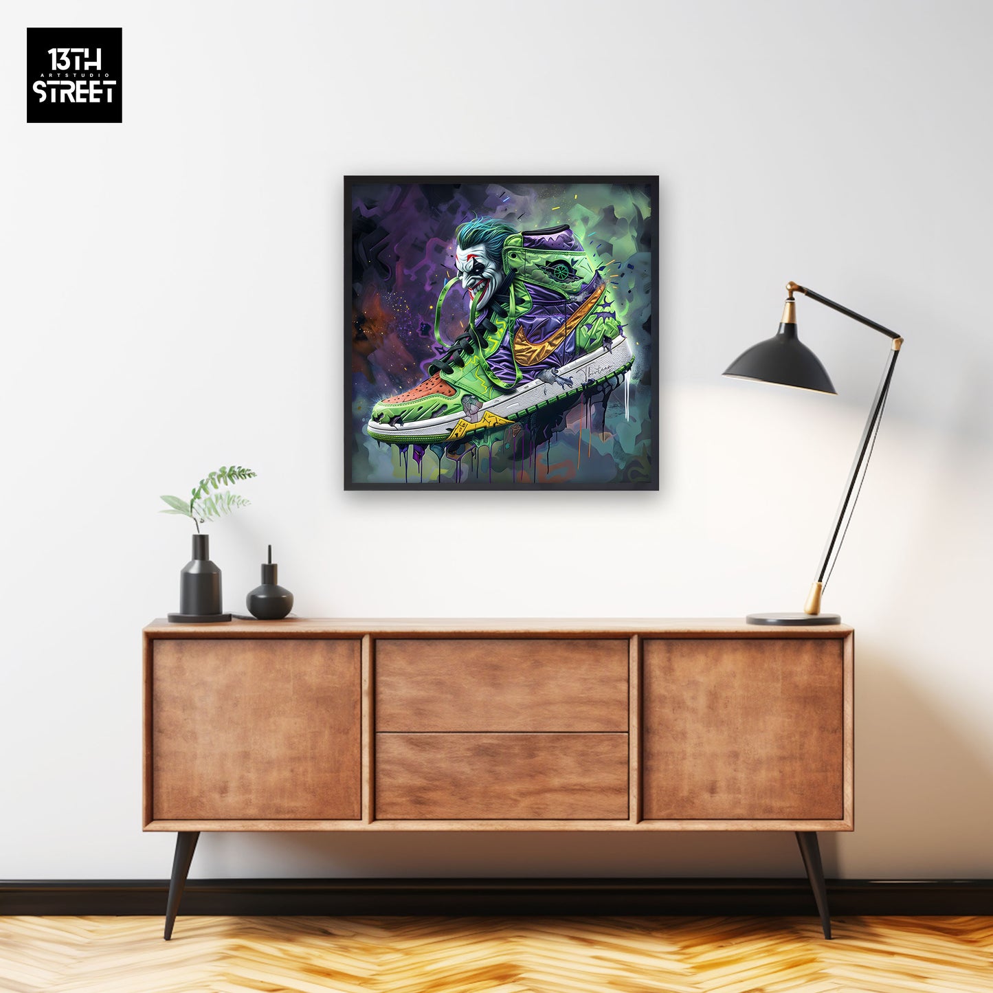 Thirteen - Nike Jordan by Joker - Canvas 40x40x2cm