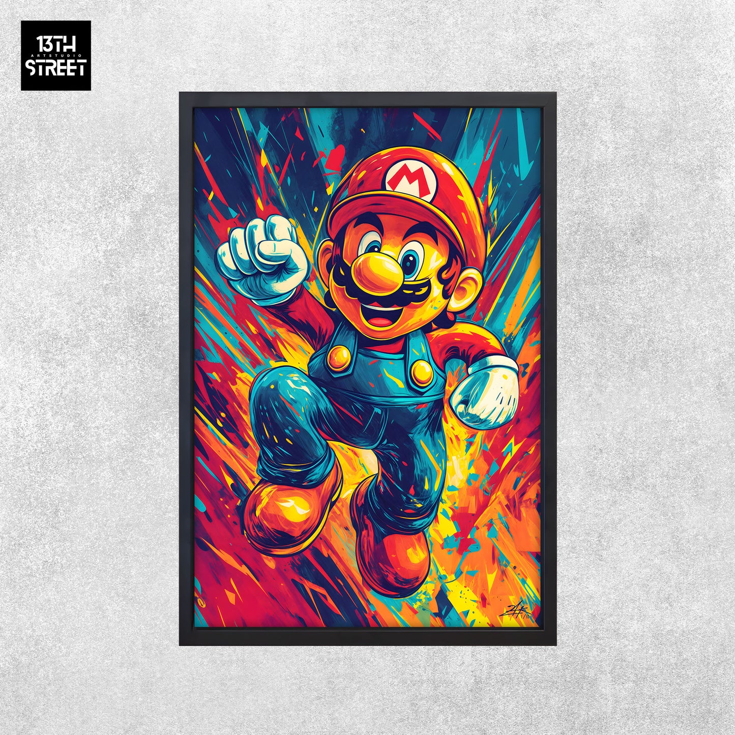 Zak - Lego Super Mario Bros Pop - Toile 40x60x2cm