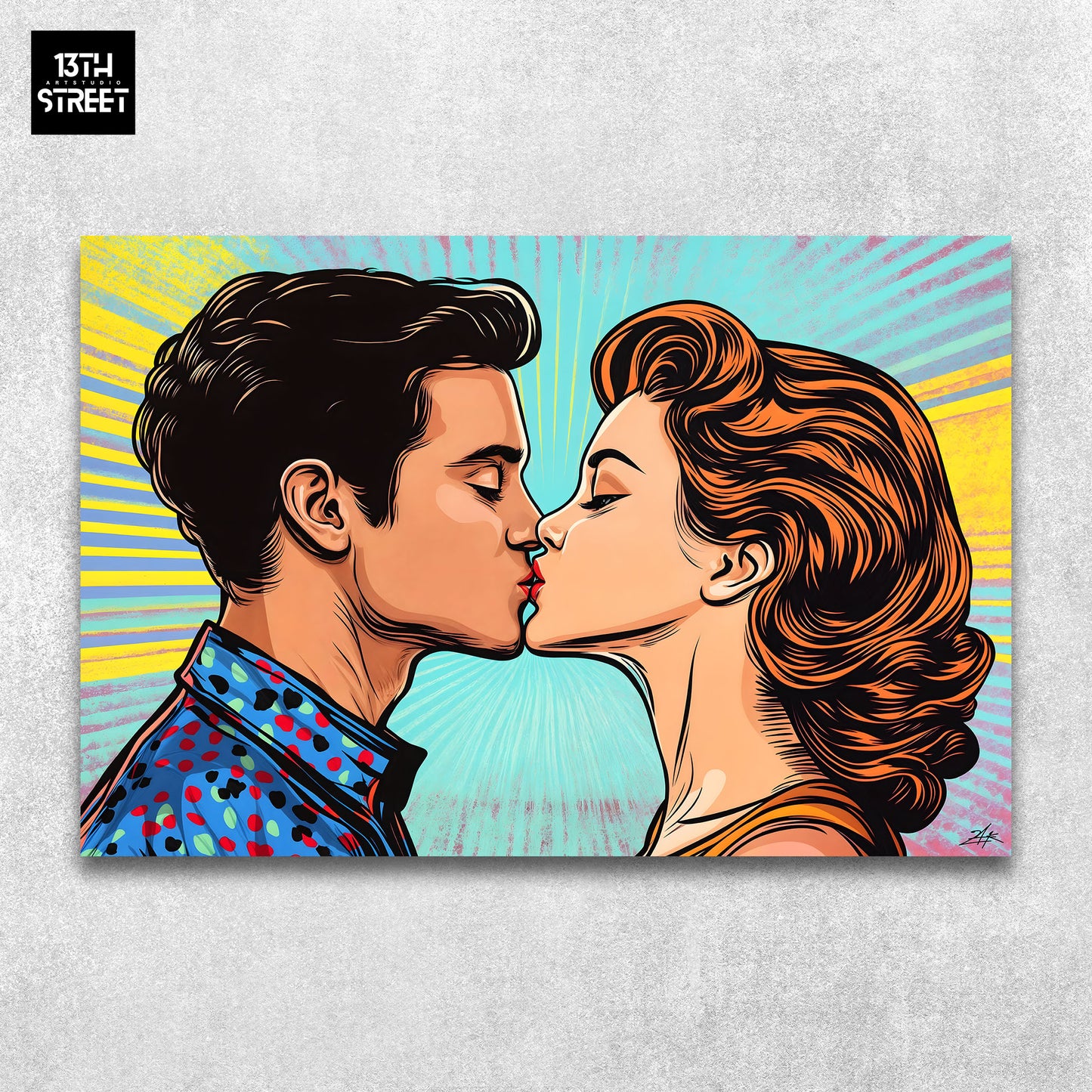Zak – Kiss Kiss Bang Bang – Leinwand