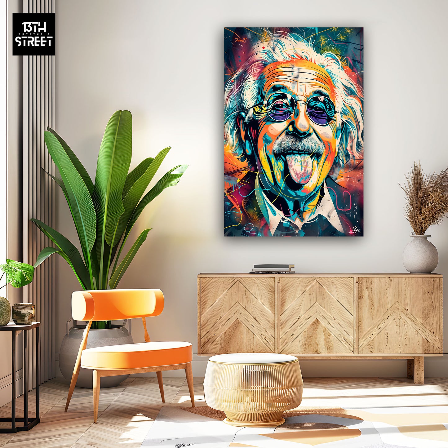 Zak - Albert Einstein Mind of Genius - Canvas