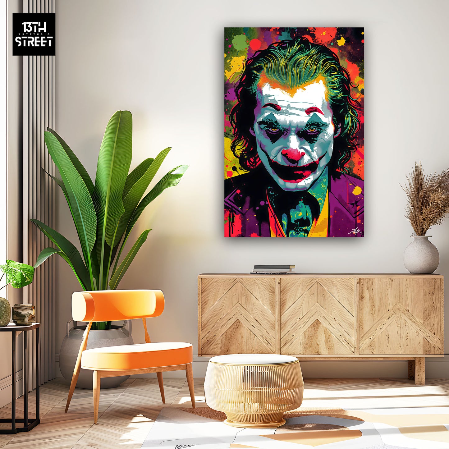Zak - Crazed Joker - Canvas